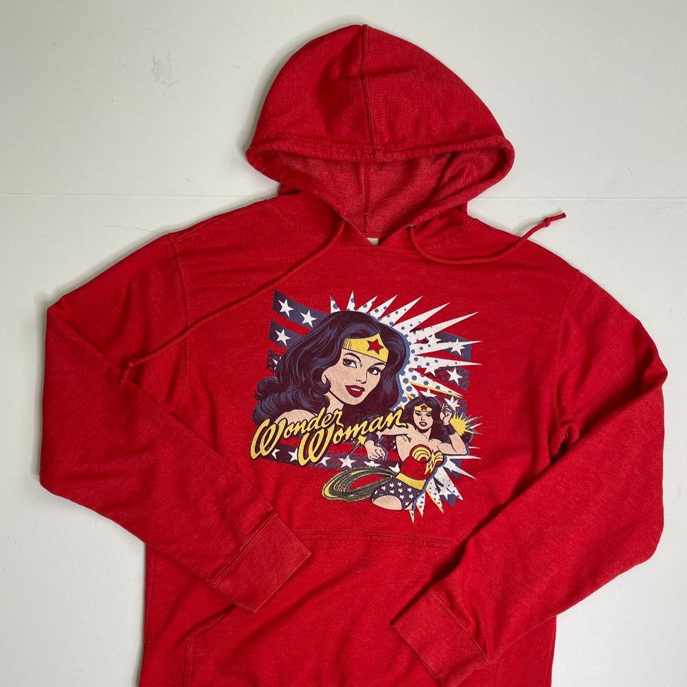 DC Comics Red Wonder Woman Graphic Hoodie